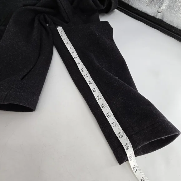 Boss hugo boss cashmere wool mens charcoal black pea coat size 48R - Picture 8 of 8